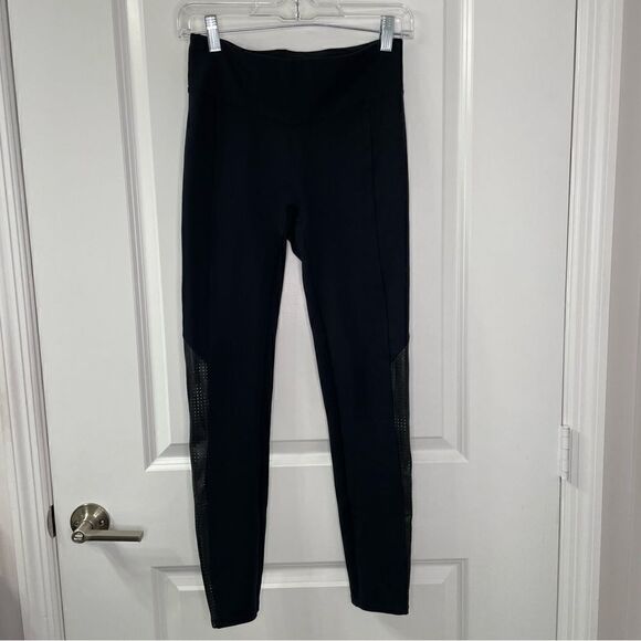 SPANX Perforated Faux Leather Leggings - Picture 2 of 8